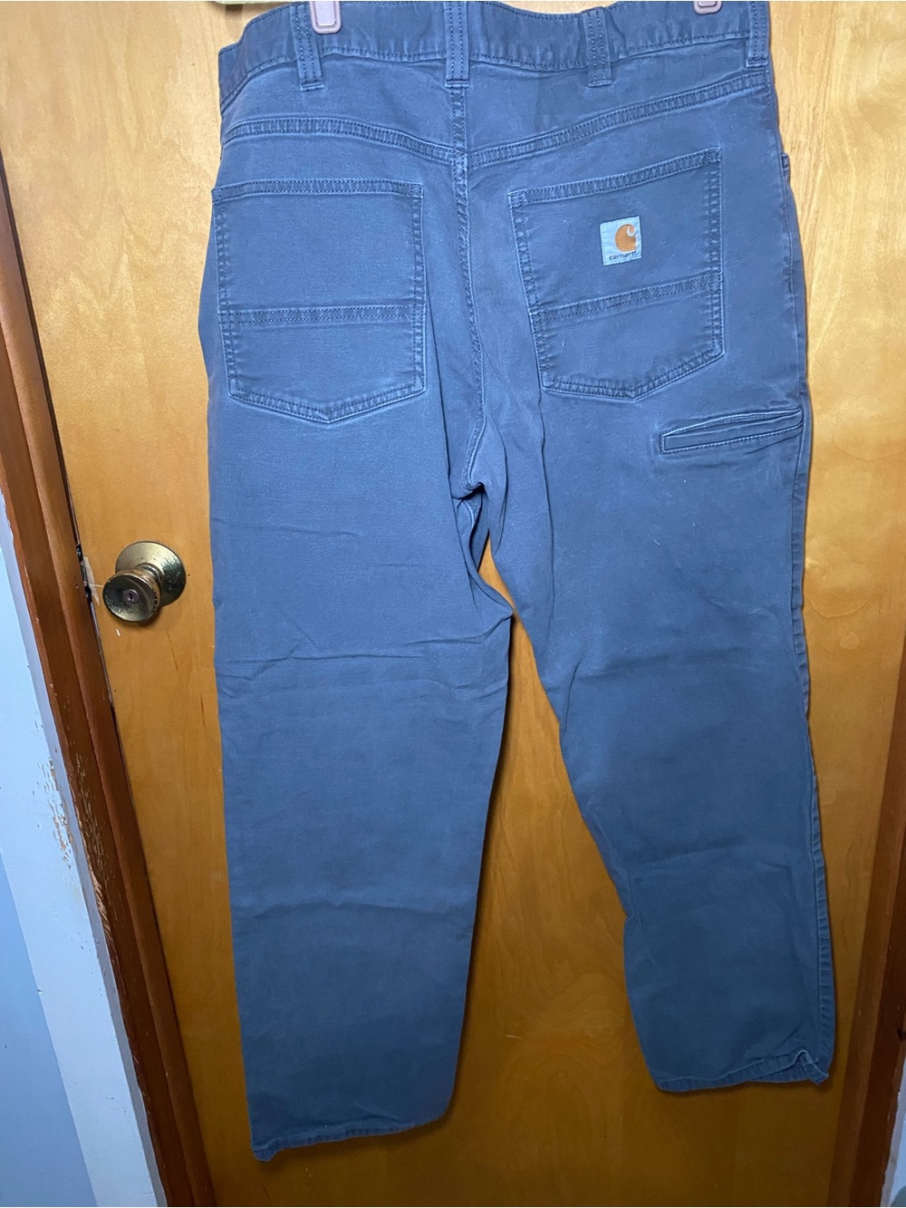 Carhartt Relaxed Fit Work Pants in Slate Gray